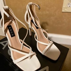 Auqa Women’s Strappy High Heel Sandals